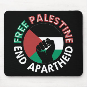 Mousepad Palestina Livre Termina Pavilhão Apartheid