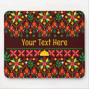 Mousepad Palestina Tatreez Embroderia Tradicional