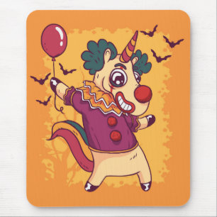 Mousepad Palhaço do unicórnio