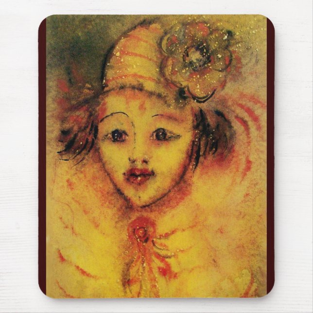 MOUSEPAD PALHAÇO EM AMARELO (Frente)