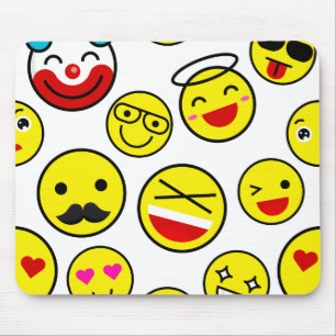 Mousepad palhaço engraçado emojis