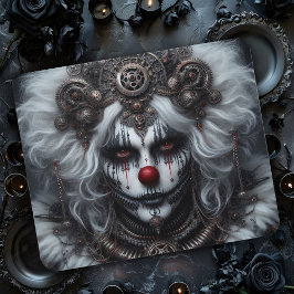 Mousepad Palhaço Mau Steampunk Gótico