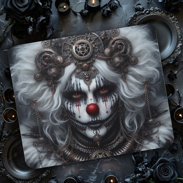 Mousepad Palhaço Mau Steampunk Gótico (Criador carregado)