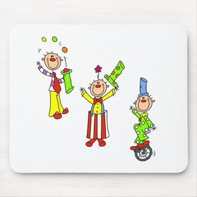 Mousepad Palhaços de Circo (Frente)
