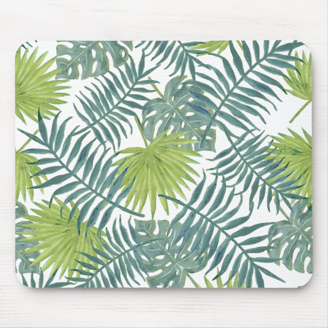 Mousepad Palm Tree Fronds Pintando Havaiano (Frente)