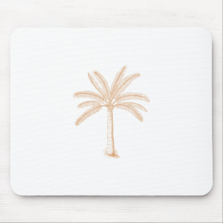 Mousepad Palm Tree Sketch Tan