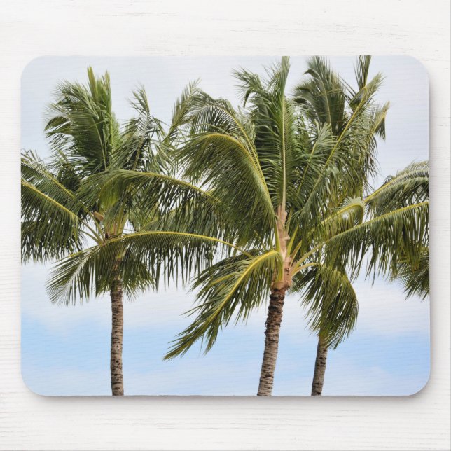 Mousepad Palm Trees em Kauai (Frente)