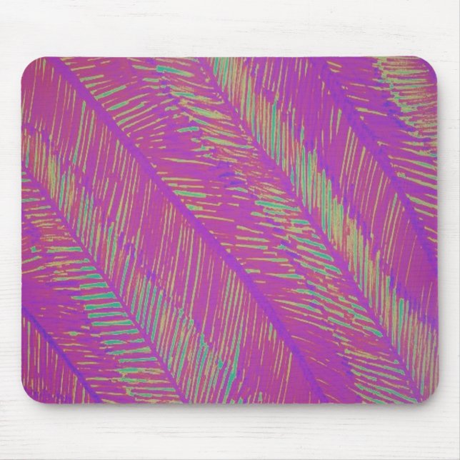 Mousepad Palmas de Neon Roxo (Frente)
