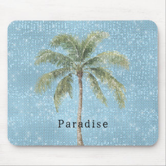 Mousepad Palmeira Tropical Céu Azul Brilho