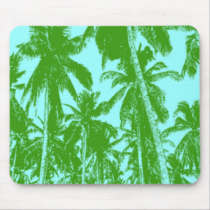 Mousepad Palmeiras num Design Posterizado