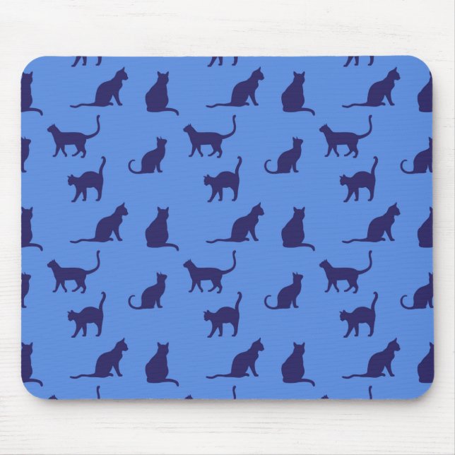 Mousepad Palmilha de Silhueta de Gato (Frente)