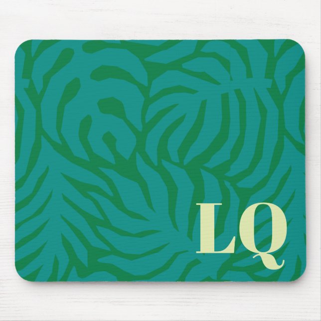 Mousepad Palmilhas de Mouse com Padrão de Folha de Palmeira (Frente)