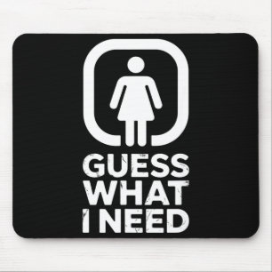 Mousepad Palpite engraçado do que eu preciso humor