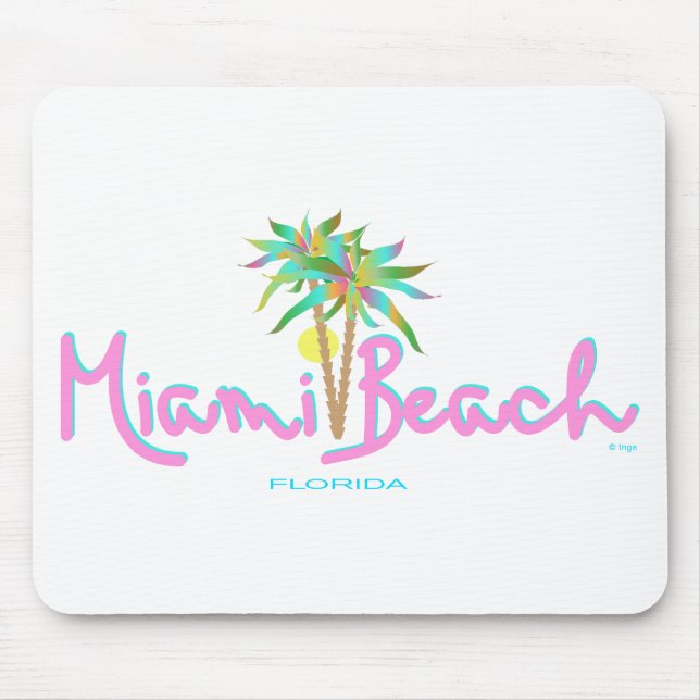 Mousepad Pam de Miami Beach (Frente)