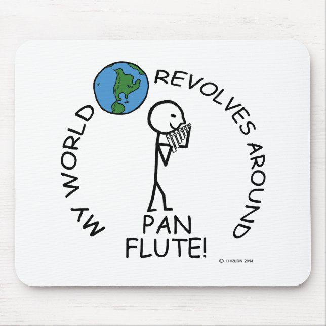 Mousepad Pan Flute - Mundo Revola-se (Frente)
