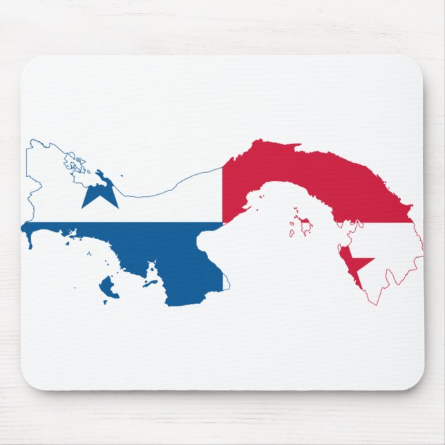 MOUSEPAD PANAMÁ - MAPA/LOGOTIPO/PAVILHÃO/CORES/CRESTO (Frente)