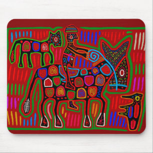 Mousepad Panamá Mola - Salve um Cavalo Andando em um Cowbo