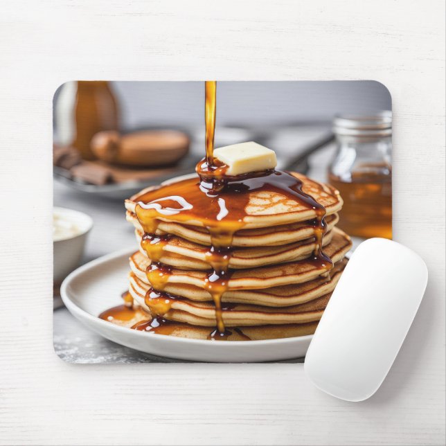 Mousepad Pancake Stack Com Xarope (Com mouse)