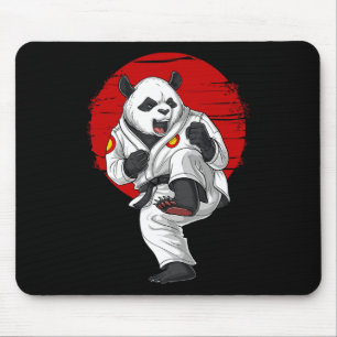 Mousepad Panda Bear Karate Kickboxing Kung Fu Taekwondo Mar