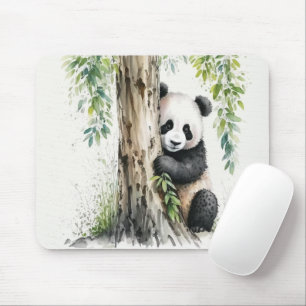Mousepad Panda Bear Por Árvore