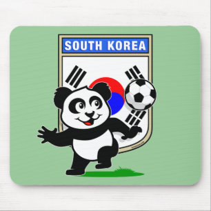 Mousepad Panda de Futebol da Coreia do Sul