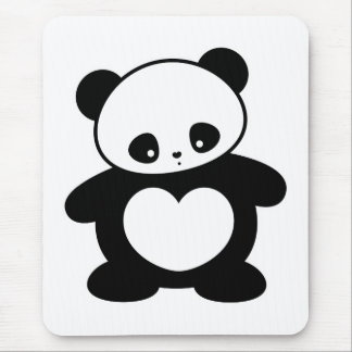 Mousepad Panda de Kawaii