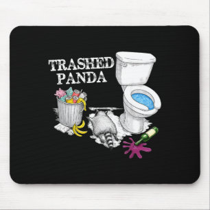 Mousepad Panda Destruído Esquilo Bêbado Animal de Festa Mem