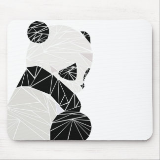 Mousepad Panda geométrica