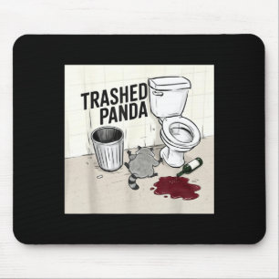 Mousepad Panda Guaxinim Bêbado e Divertido é Destruído