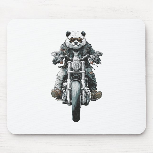 Mousepad Panda Motociclista (Frente)