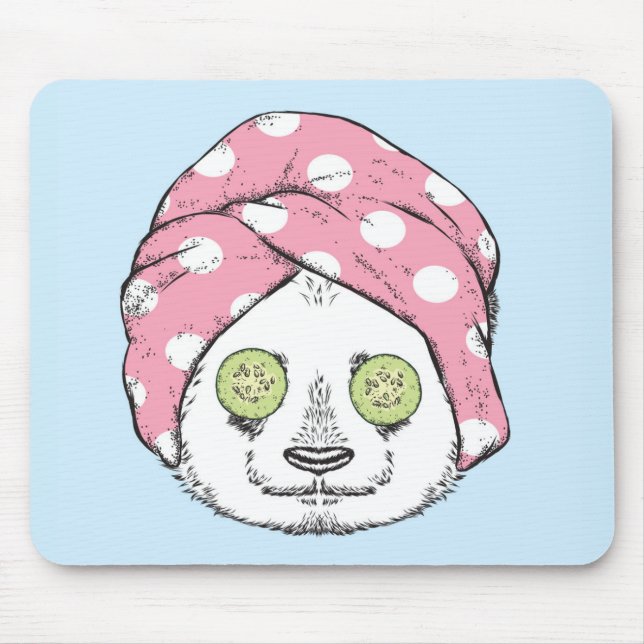 Mousepad Panda nos termas (Frente)