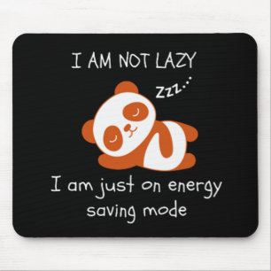 Mousepad Panda preguiçoso Engraçado