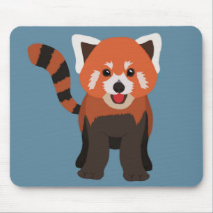Mousepad Panda Vermelho