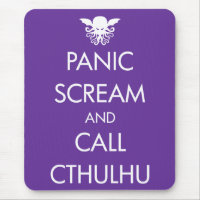 Pânico do gritar e chamada Cthulhu