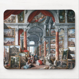 Mousepad Pannini - galeria das vistas de Roma moderna