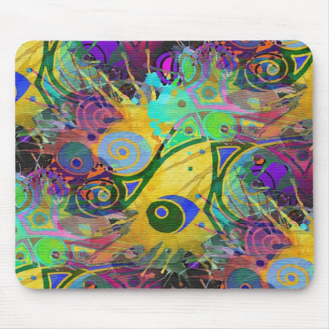 Mousepad pano colorido (Frente)