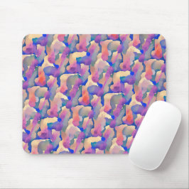 Mousepad Pano de Mouse com Padrão de Aquarela
