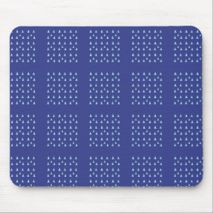Mousepad Pano de Rato com Padrão Geométrico de Triângulo Az