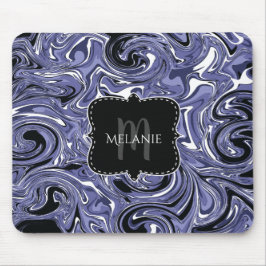 Mousepad Pano de Rato Personalizado Água Mármore Redemoinho