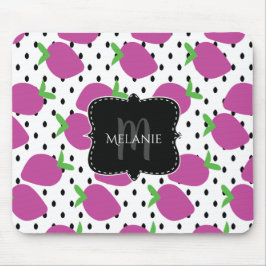 Mousepad Pano de Rato Personalizado Morangos Abstratos Seme