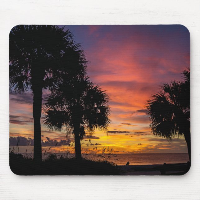 Mousepad Pano de Rato Solidão do Pôr do Sol (Frente)