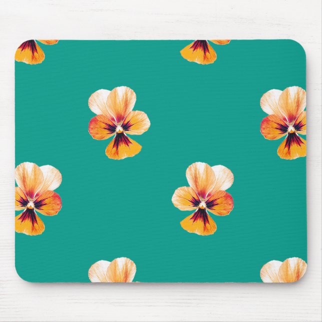 Mousepad pansias laranja (Frente)