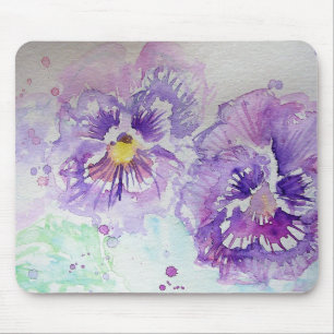 Mousepad Pânsitos Púrpura Flor Floral Molor