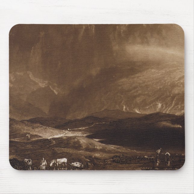 Mousepad Pântano de turfa de Joseph Mallord William Turner (Frente)