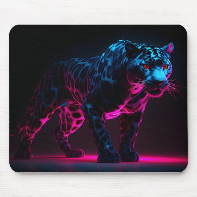 Mousepad "Pantera colorida" (Frente)