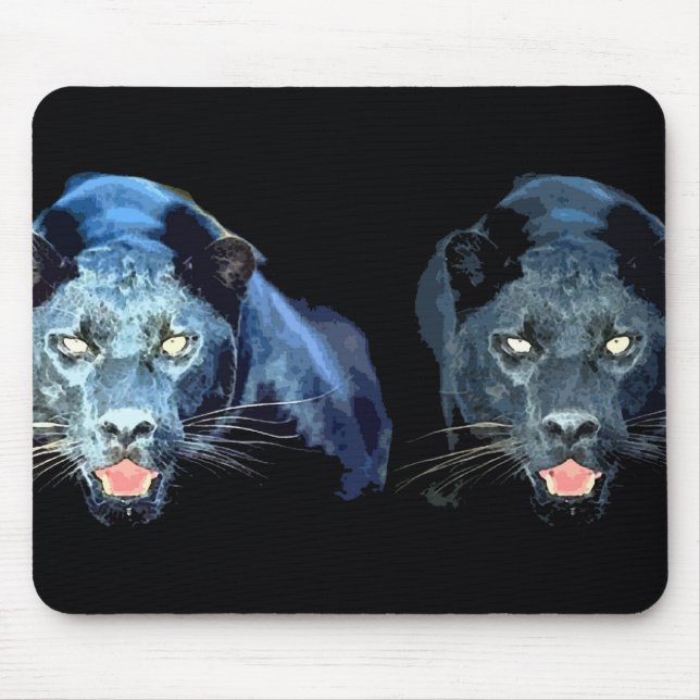 Mousepad Pantera Jaguar Preta (Frente)