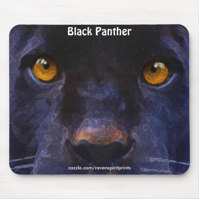 Mousepad Pantera Preta (Jaguar Preto) (Frente)