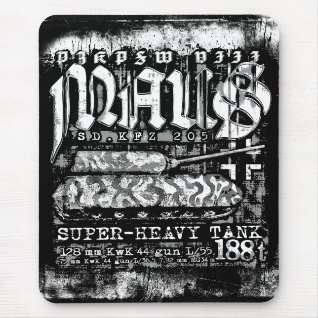 Mousepad Panzer VIII Maus (Frente)