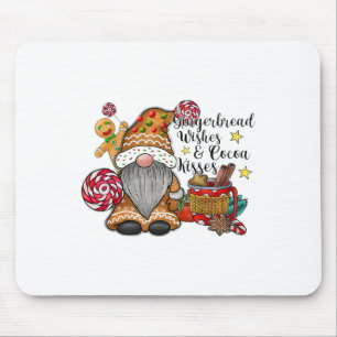 Mousepad Pão De Gengibre Desejo E Kisses De Cacau Gnomo Chr