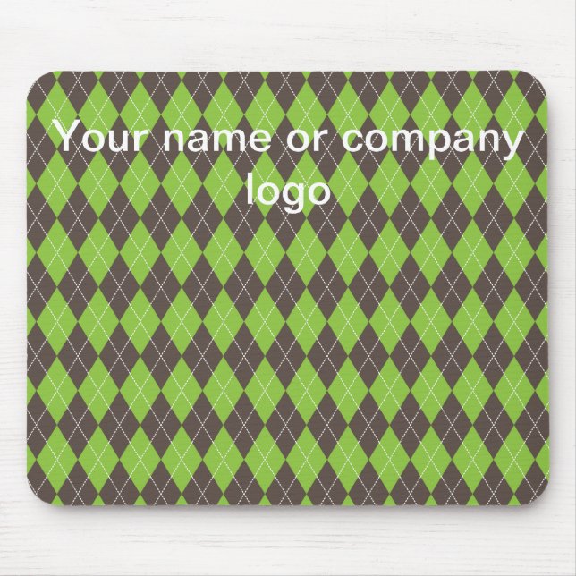 Mousepad Pão verde de rato Golfing Argyll. (Frente)